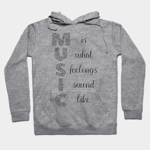 What feelings sound like Hoodie by hedehede